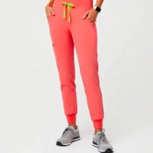 FIGS Limited Edition Hot Coral Pant
